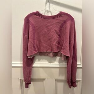 urban outfitters cropped sweatshirt size large